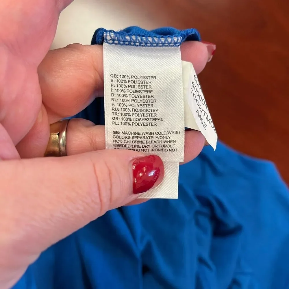 The North Face Vapor Wick Blue T-Shirt sz S NWOT